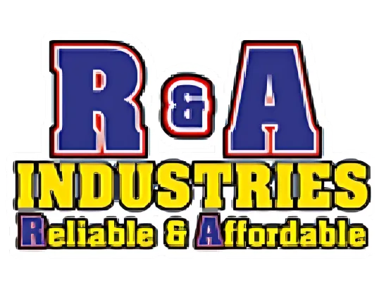 R&A Industries logo featuring bold text emphasizing reliability and affordability, relevant to HVAC maintenance and seasonal inspection services.