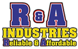 R&A Industries logo featuring bold text with "Reliable & Affordable" tagline, emphasizing HVAC maintenance services.