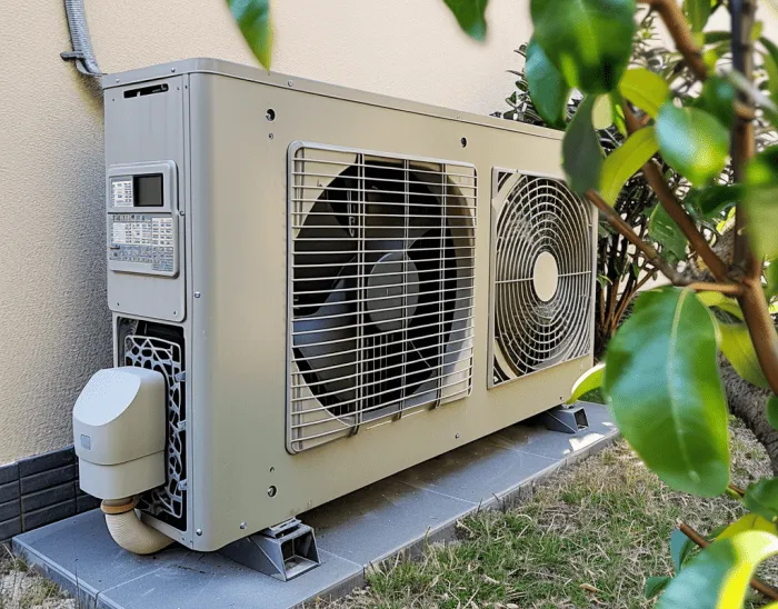 Heat Pumps system installed outdoors. Energy-efficient heating and cooling solution. Oviedo, FL HVAC services.