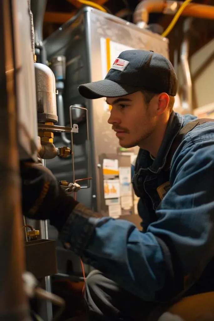 furnace repair technician residential