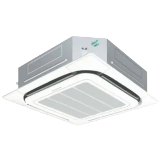 Ceiling cassette unit for ductless mini-split systems, offering efficient air conditioning and heating solutions in Oviedo, FL.