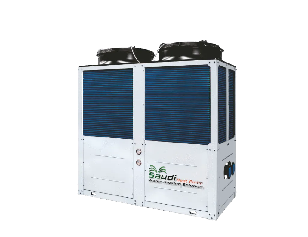 Saudi Heat Pump unit for water heating solution. Consider heat pump maintenance in Oviedo, FL, for optimal performance.