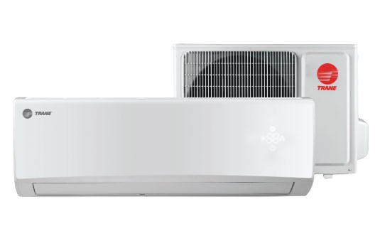 Ductless mini-split air conditioning unit by Trane, featuring indoor and outdoor components, representing efficient cooling and heating solutions for homes in Oviedo, FL.