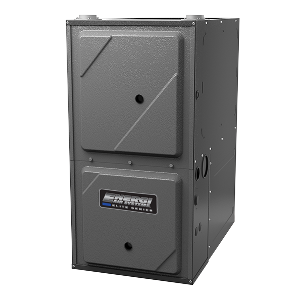 Energy-efficient downflow oil furnace from Energi Elite Series, designed for reliable heating in homes without gas access, relevant to R&A Industries' furnace repair services in Oviedo.
