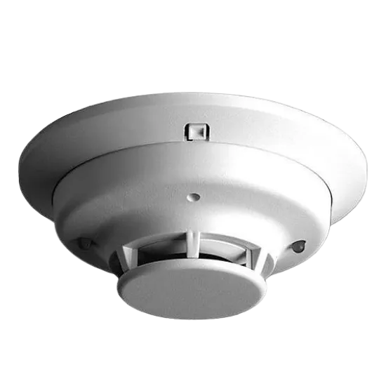 White smoke detector for smoke detector repair and replacement services. Protect your home with a working alarm. Oviedo, FL.