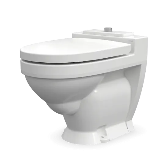 Modern white toilet. Toilet repair and replacement services are available in Oviedo, FL.