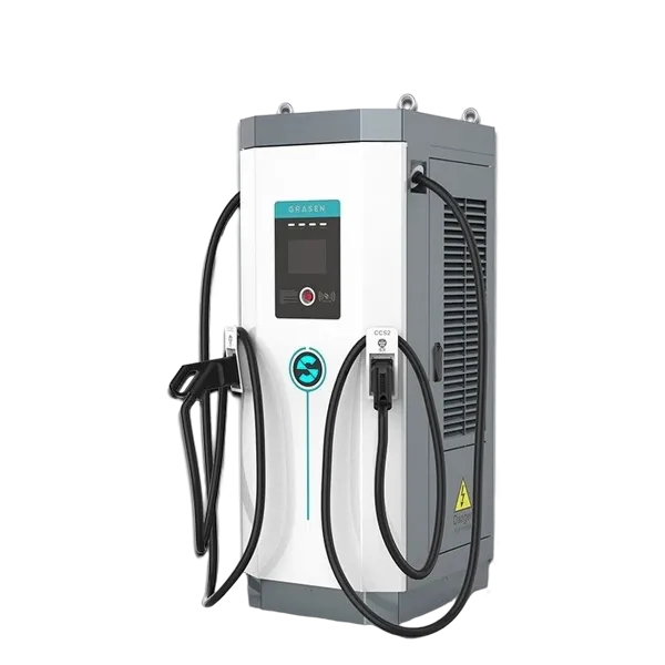 Grasen EV Charger showcasing its dual charging ports and sleek design, highlighting the future of electric vehicle power in Oviedo, FL.