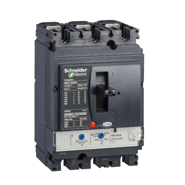 Whole Home Surge Protection component by Schneider Electric, compact NSX 250N model for electrical safety and reliability in Oviedo, FL.
