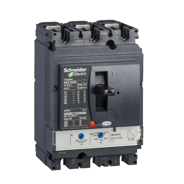 Whole Home Surge Protection component by Schneider Electric, compact NSX 250N model for electrical safety and reliability in Oviedo, FL.