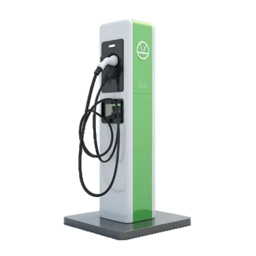 Modern EV Charger in white and green, showcasing electric vehicle charging technology and sustainable energy solutions. Oviedo, FL availability.