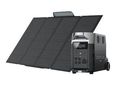 EcoFlow portable power station and solar panel for whole house generator backup. A clean energy solution for your home in Oviedo, FL.